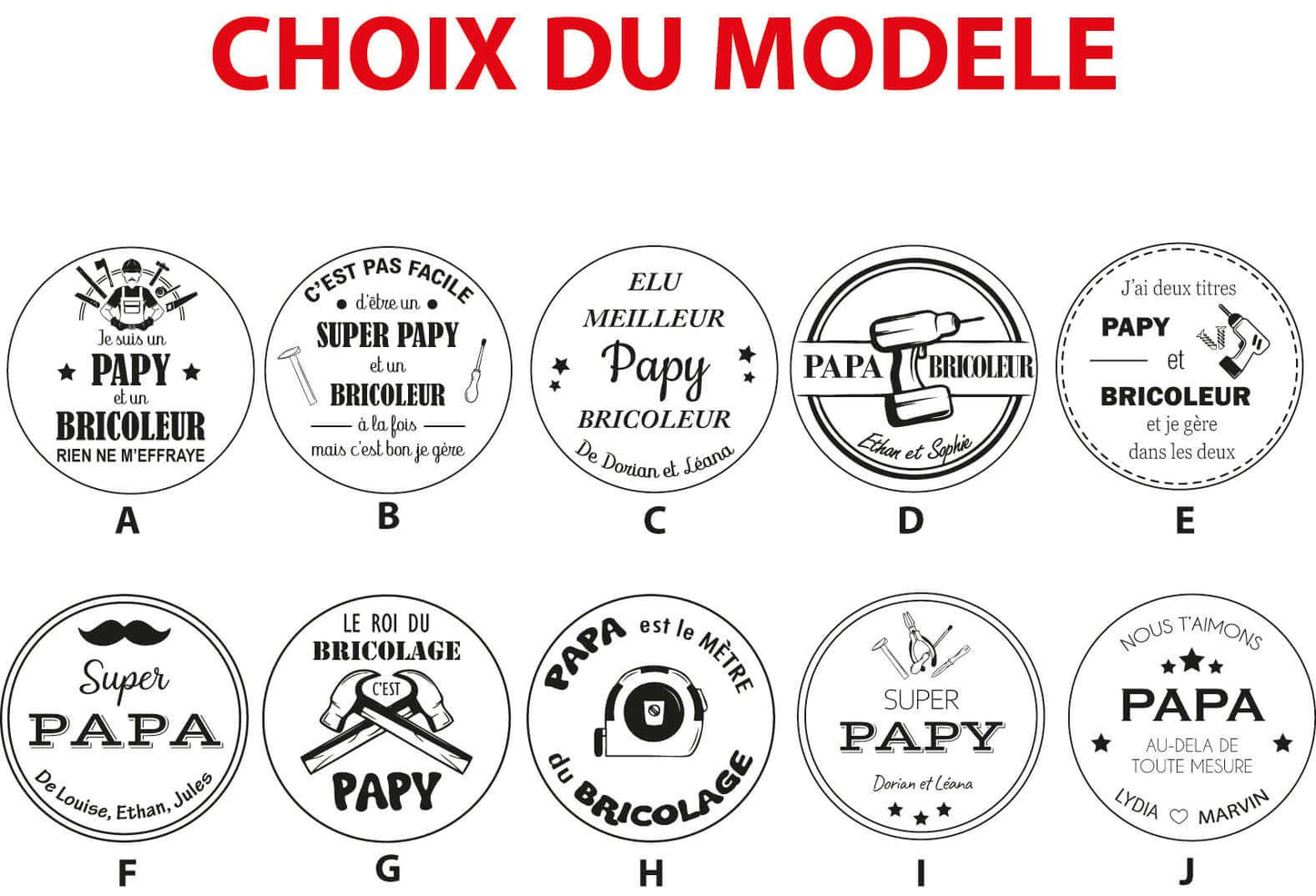 Mètre de bricolage personnalisé - Atelier Eli'magine