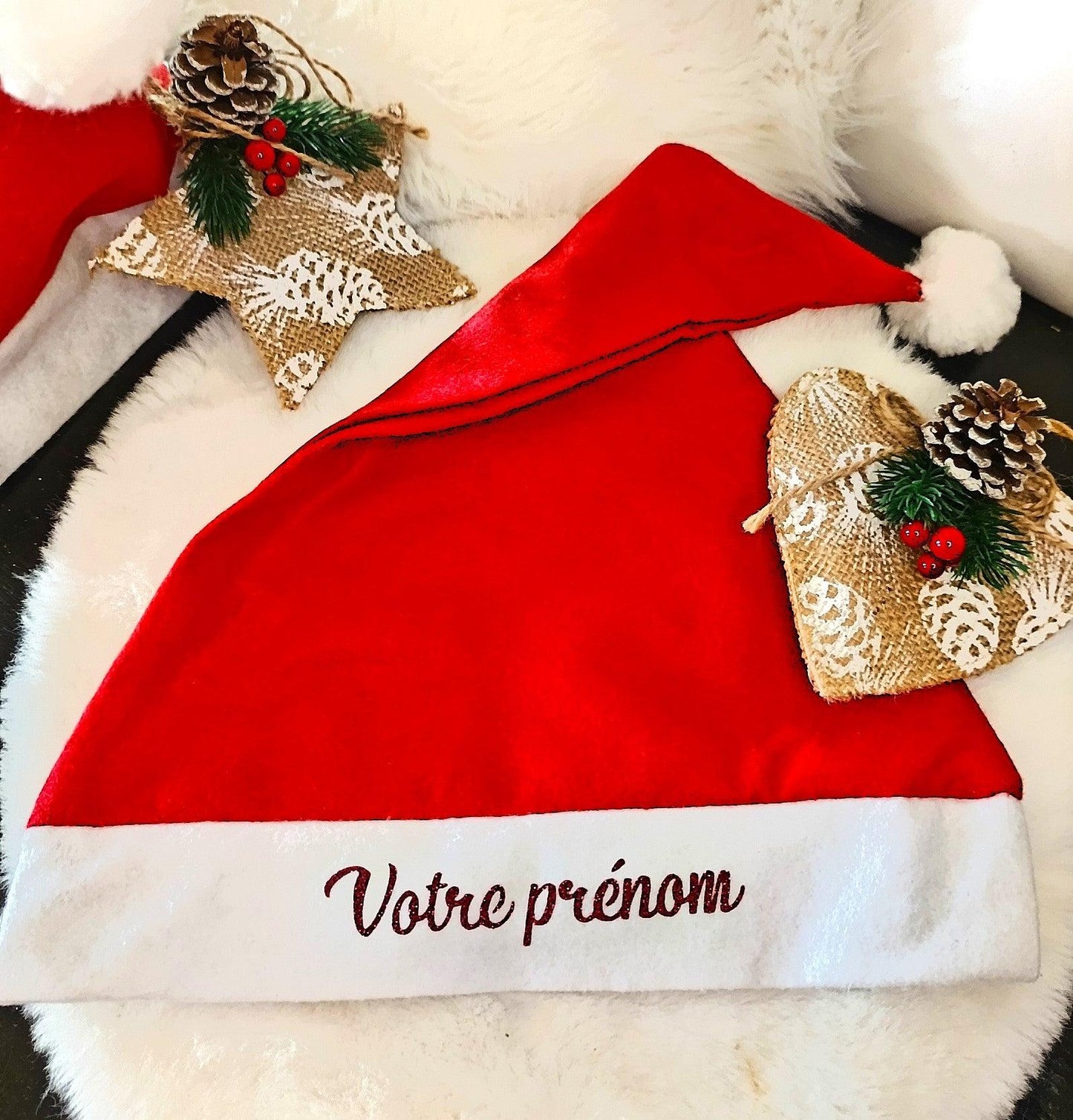 Bonnet de Noël personnalisé - Atelier Eli'magine