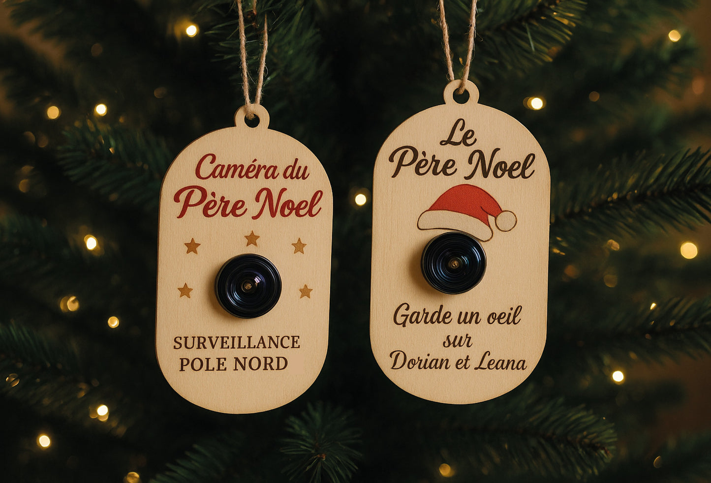 Caméra de Noël en Bois « Anti-Caprice »
