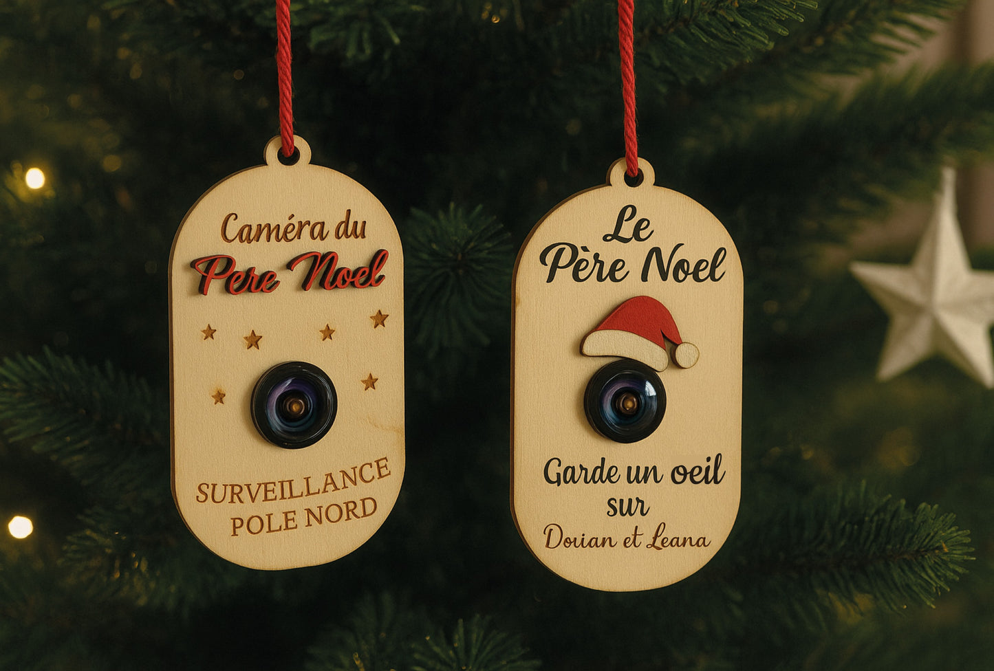 Caméra de Noël en Bois « Anti-Caprice »