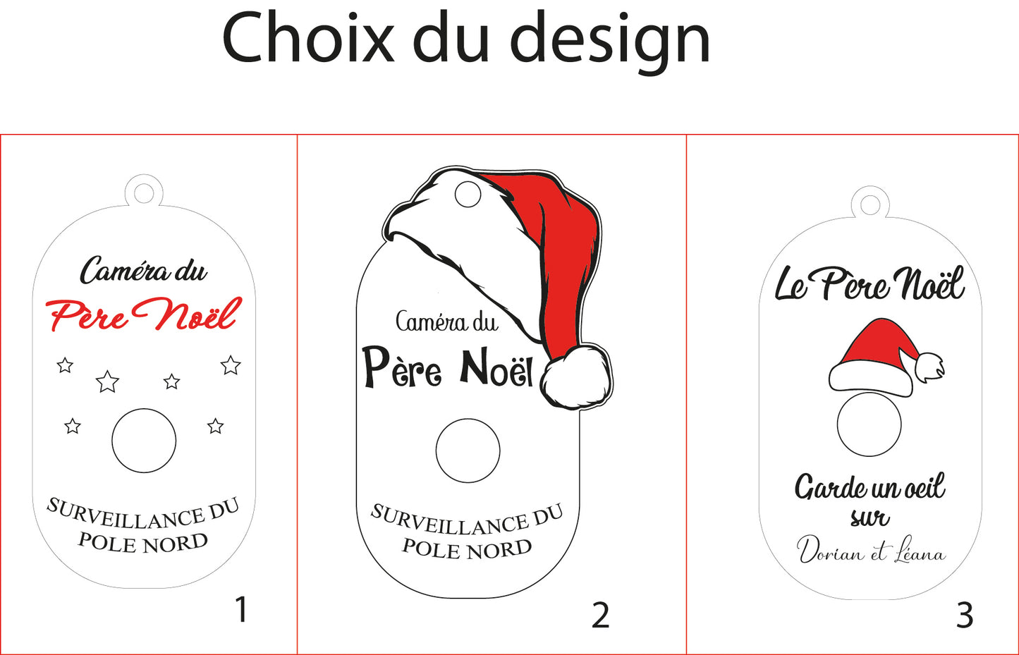 Caméra de Noël en Bois « Anti-Caprice »