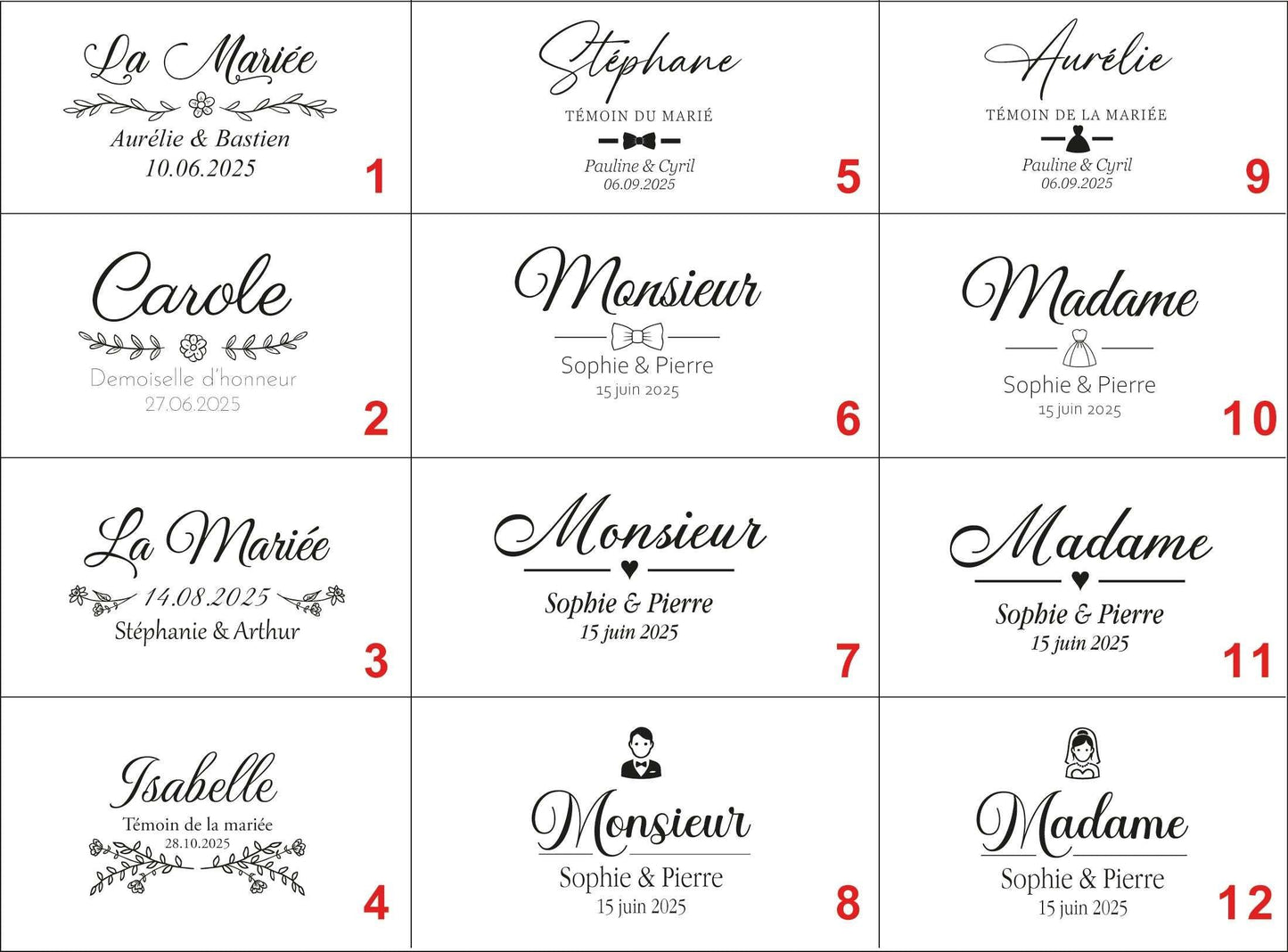 Cintre mariage personnalisé - Atelier Eli'magine