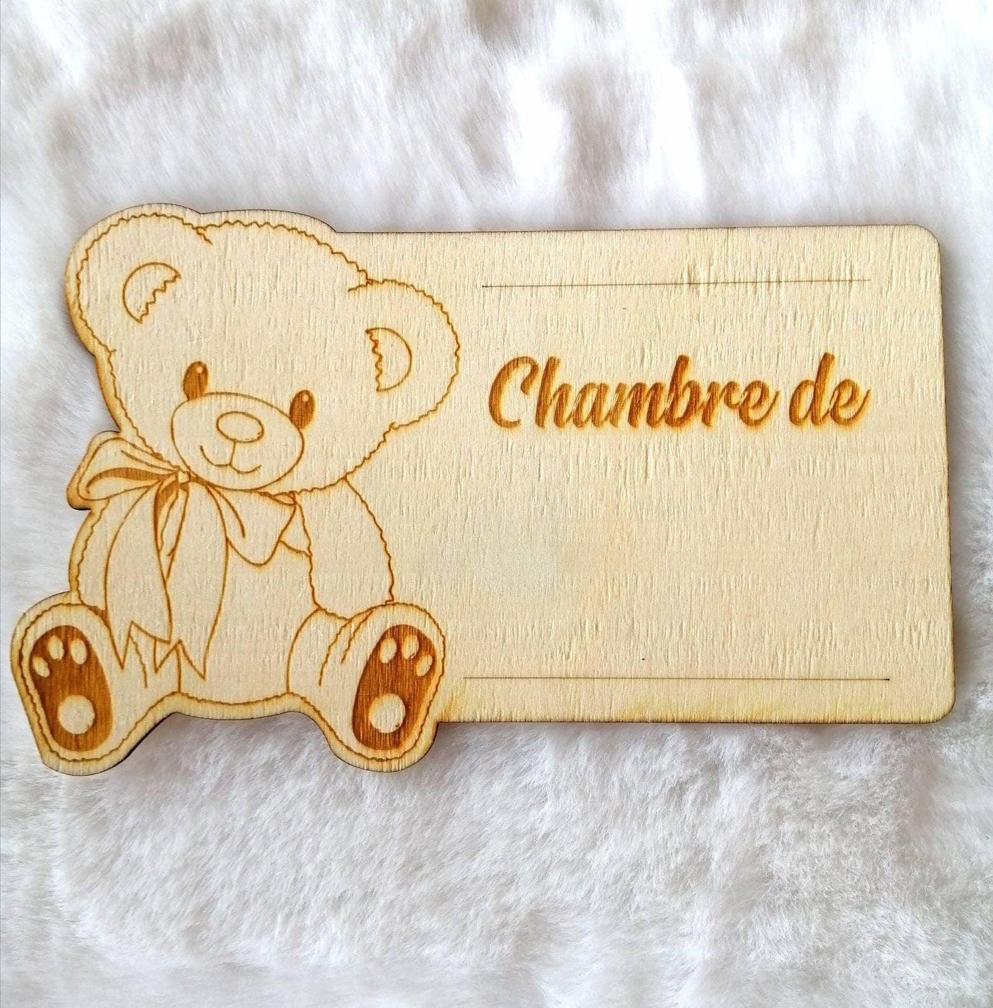 Plaque de porte chambre enfant / bébé - Atelier Eli'magine