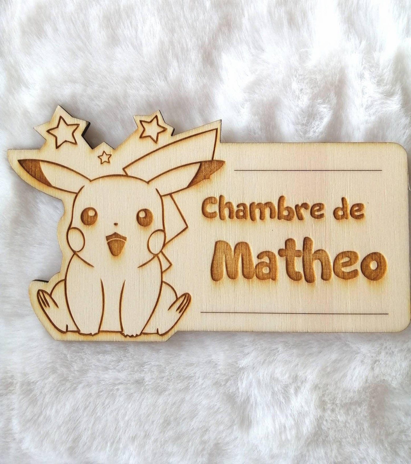 Plaque de porte chambre enfant / bébé - Atelier Eli'magine