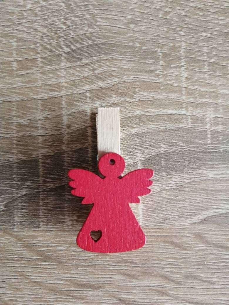 Pince à linge Motifs Noël en bois 6 pcs - motifs Noel 4,5 x 4 cm 6 pièces - Atelier Eli'magine