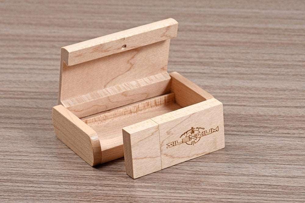 Coffret clé USB 3.0 de 32Go en bois d'Erable à personnaliser - Atelier Eli'magine