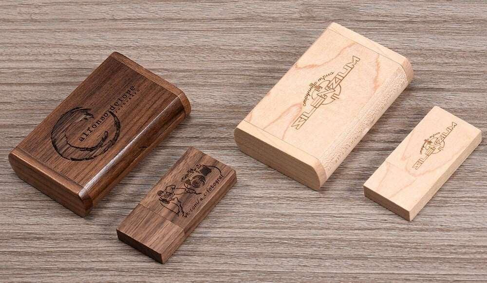 Coffret clé USB 3.0 de 32Go en bois d'Erable à personnaliser - Atelier Eli'magine