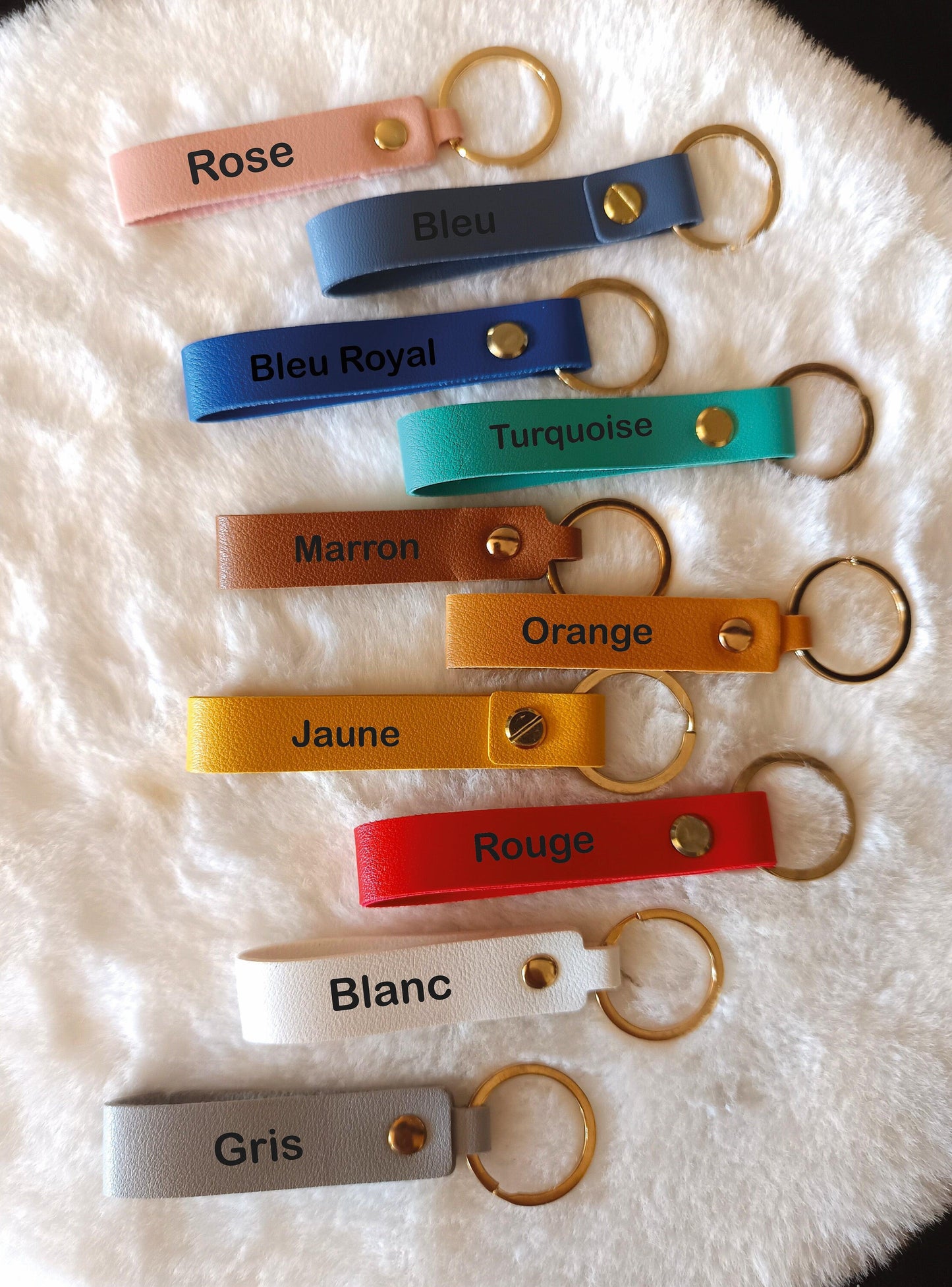 Porte-Clés en Cuir à personnaliser - Atelier Eli'magine