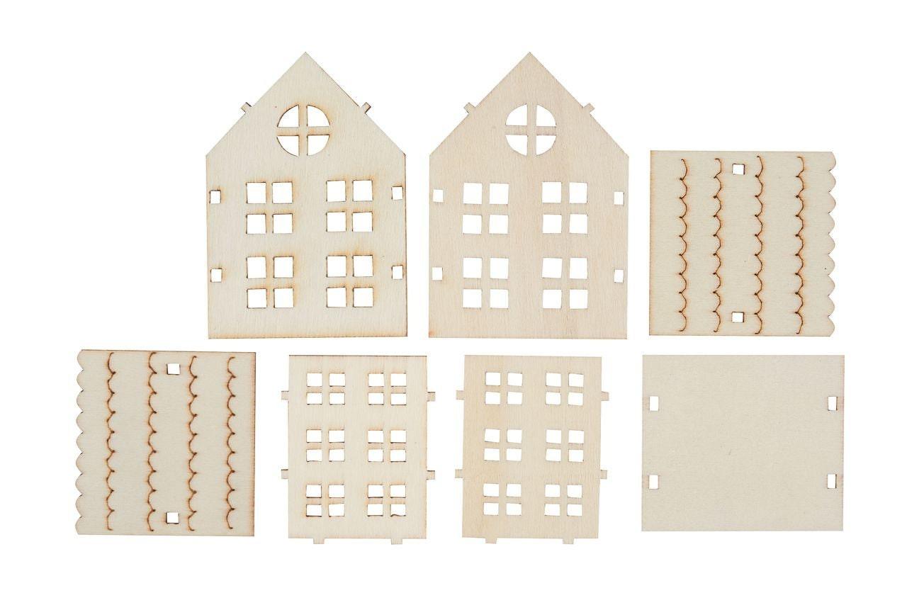 Maison en bois style « Cottage», village de noël - Atelier Eli'magine