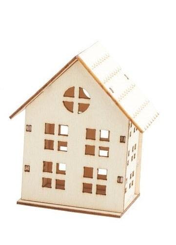 Maison en bois style « Cottage», village de noël - Atelier Eli'magine