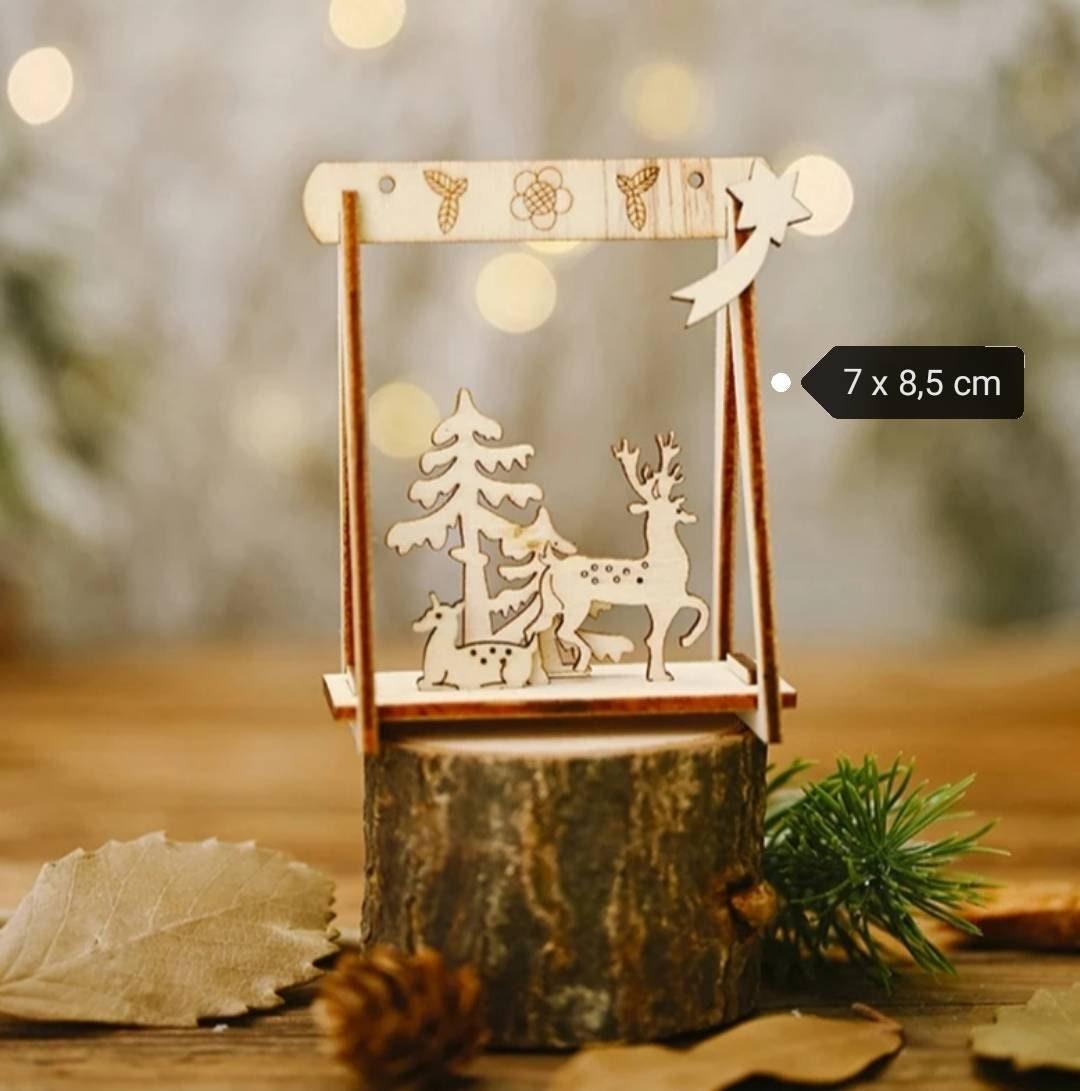 Petite décoration de Noël DIY en bois. - Atelier Eli'magine