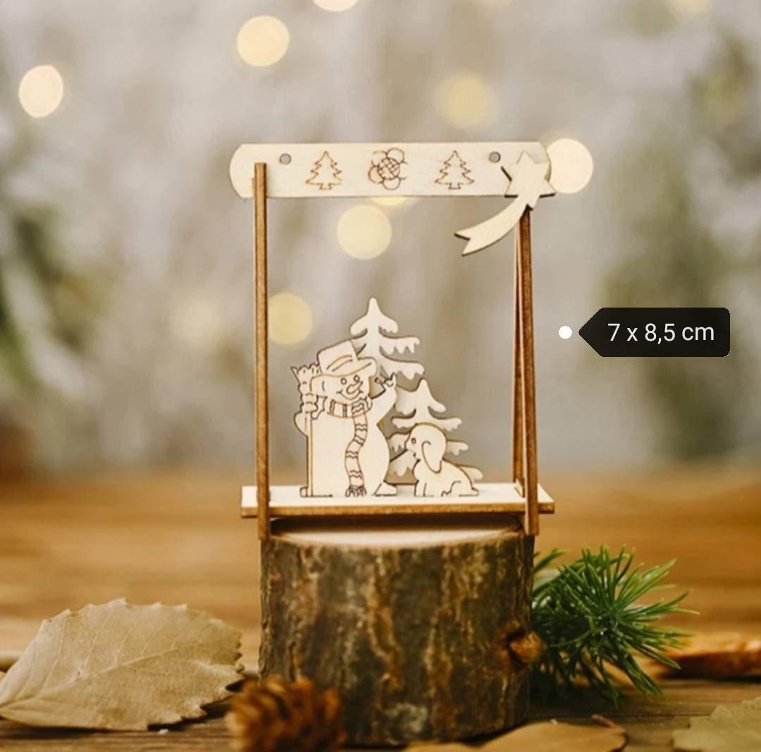 Petite décoration de Noël DIY en bois. - Atelier Eli'magine