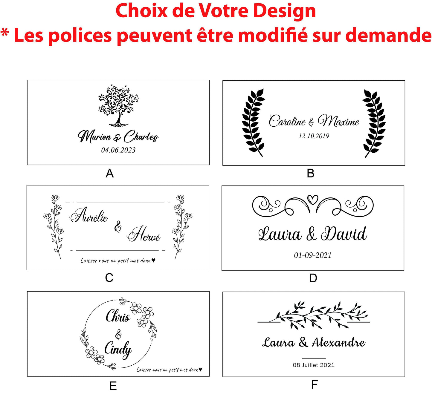 Livre d'or à personnaliser avec cœurs en bois - Atelier Eli'magine
