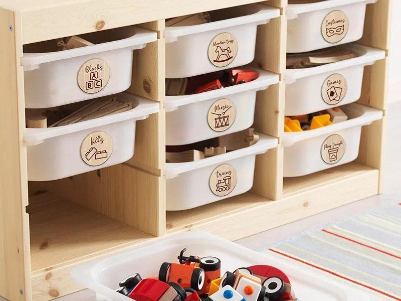 Ensemble de 10 étiquettes de rangement de jouets - Atelier Eli'magine