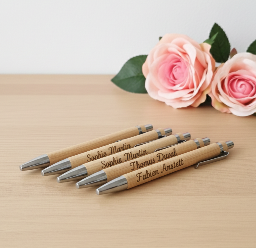 Stylo en bois personnalisé