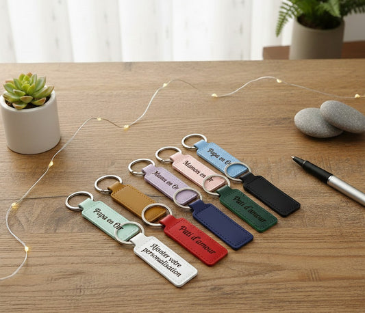 Porte-Clés en Cuir à personnaliser