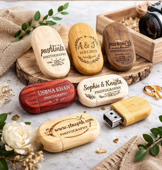 Clé USB 2.0 en bois à personnaliser