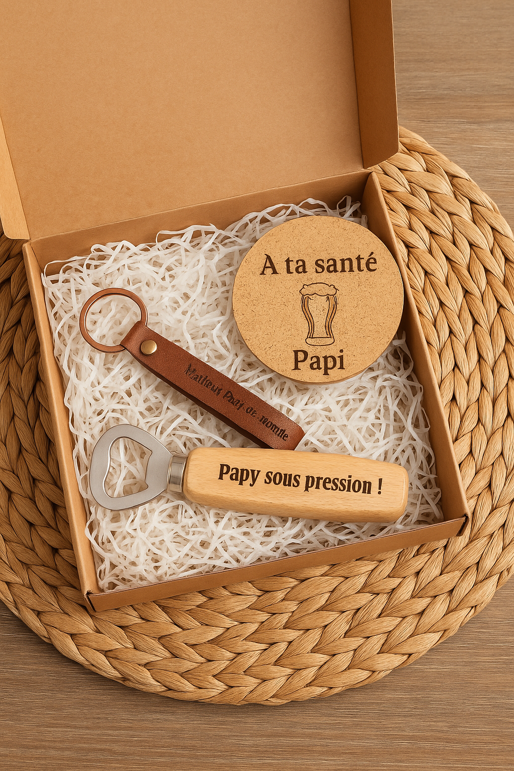 Coffret cadeau personnalisé Homme