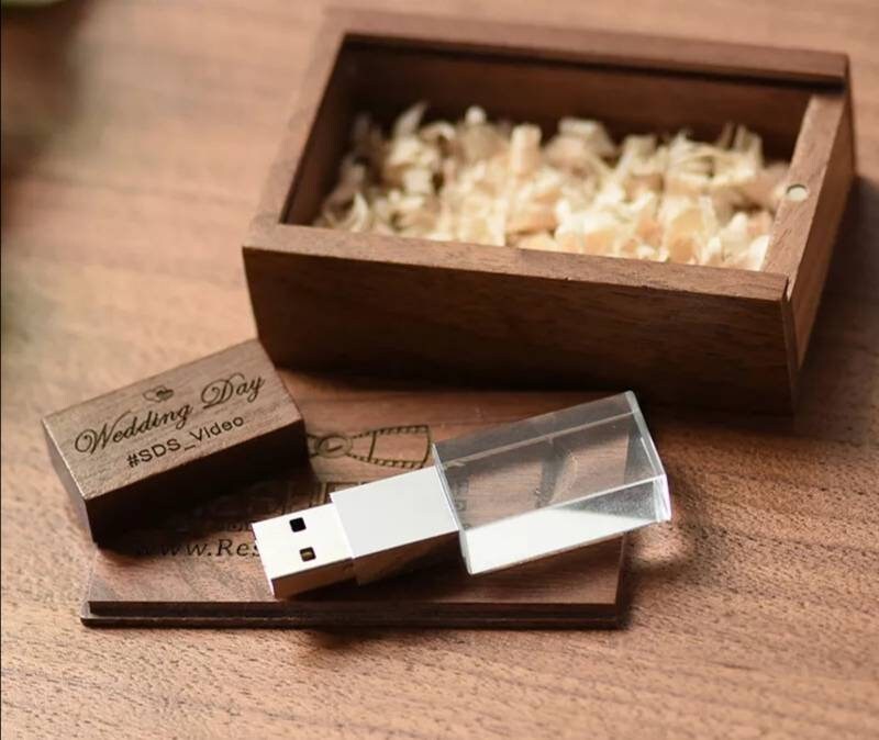 Coffret clé USB de 32Go en bois d'Erable à personnaliser